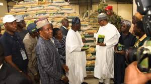 Buhari unveils 32-metric tonnes per hour Lagos rice mill